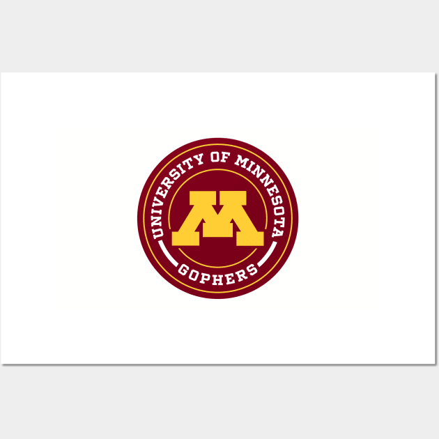 Gophers - Circle Design Wall Art by Josh Wuflestad